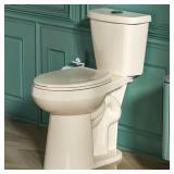 21 in. Extra Tall Toilet Dual-Flush Bone