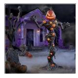 Home Depot 6.5  Wicked Woods LED Pumpkin