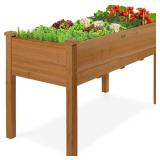 48x24x30 Wood Raised Garden Bed - Acorn Brown