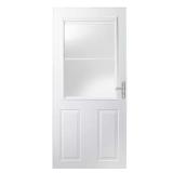 400-Series 32x80 White Universal Storm Door