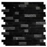 (4) Black Marble Peel & Stick Tile (5-Pack)