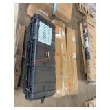 2- luxury shower panels, weatherproof case