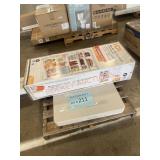 48in x 72in x 18in storage shelves, HDX folding
