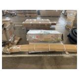 Wicker Outdoor chair, 2x4 Ceiling tile, trim