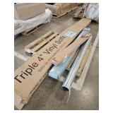 Triple 4" Vinyl Soffit, Outdoor Floor, 4
