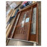 64.5in Entry door with sidelights
