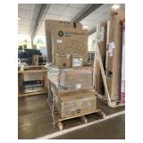 Rattan Sofa, Storm Door, Fire Pit Glass Wind Guard