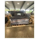 4pc Sectional Couch, Grey W/ L Shaped