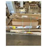 Assorted Pallet, Shutters, LED Panel Light,