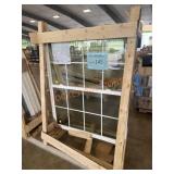 48x60 single hung replacement window with grille