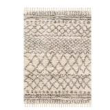 Caspian 6 ft. x 9 ft. Cream Moroccan Area Rug