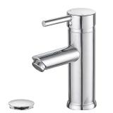 Polished Chrome Single-Handle Sink Faucet Kit