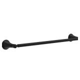 Lorna 18 in Wall Mounted Towel Bar Matte Black