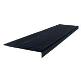 Low Circular Profile Black Stair Tread 12.5x72
