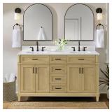 Talmore 60" Double Sink Vanity Top