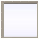 (3) V-2500 White / Bronze Vinyl Picture Window w/