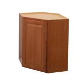 Hampton 24x12x30 Corner Wall Cabinet, Oak
