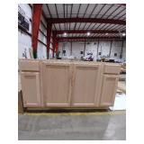 Unfinished 60" 25" Base Cabinet
