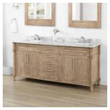 Aberdeen 72x22 Bath Vanity w/ Marble Top