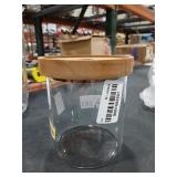 Glass Jar with Wooden Lid