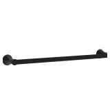 Greydon 18" Wall Towel Bar, Matte Black