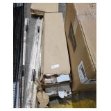 White Cordless Faux Wood Room Darkening Blind