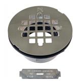 Westbrass 2-in Plastic Shower Drain, Nickel