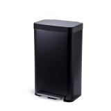18.5 Gal Stainless Step-On Trash Can with Lid