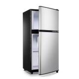 3.5 cu ft Compact Refrigerator, Silver