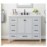 Merryfield 43 in. Bath Vanity w/ Marble Top