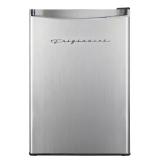 Retro Mini Fridge with Freezer, Platinum