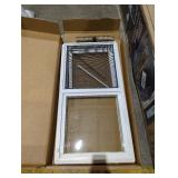 Single Hung Sliding Window with a Screen