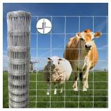 Farm Fence 4ft x 164ft Galvanized Wire Fence