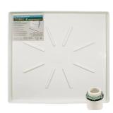 29 in. x 33 in. Drain Pan White