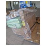 Sofa, AC, Shower Base, Door Slab Skid Lot