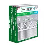 FilterBuy 20x25x5 MERV 8 Filters (2-Pack)