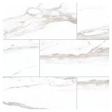 Milos White 24x48 Porcelain Tile 16 sq ft/Case, 2