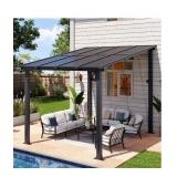 Aoxun 8 x10  Gazebo, Wall Mounted Gazebos Pergola