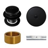 Tip-Toe Bathtub Drain Kit, Matte Black