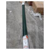 58" green steel T-posts