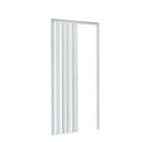 Accordion Door Saturn White 42x96 PVC