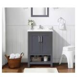 Vegas 24 in. Bath Vanity with White Top