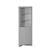 Madison 23.31 in. W Gray Linen Cabinet