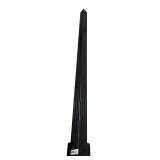 79" Black Aluminum Post