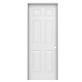 36x80 6-Panel Colonist LH Primed Interior Door