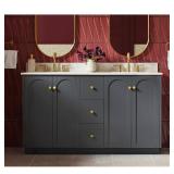 Anabelle 60 in. Double Sink Bath Vanity