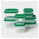 Room Essentials 16pc Plastic Containers Set