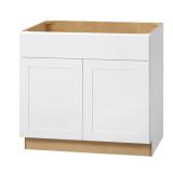 Avondale Alpine White Sink Base Cabinet 24"