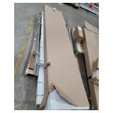 Skid of Assorted Garage Doors and Track