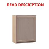 (Damaged) Unfinished Wall Cabinet, 24x30x 12